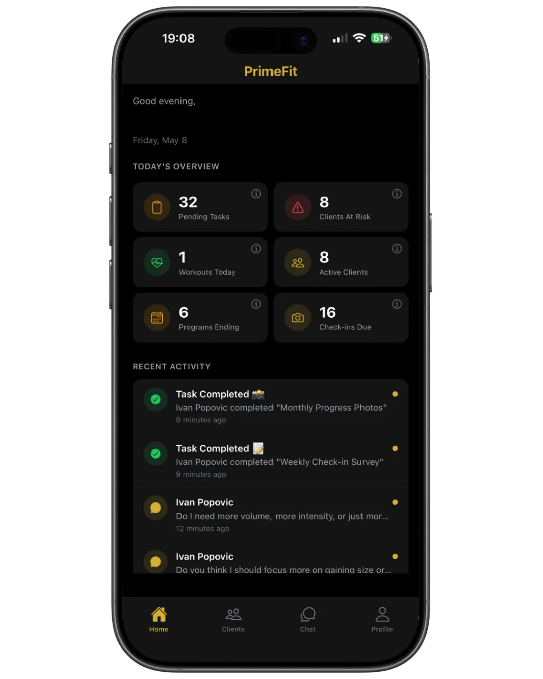 Trainer Mobile App