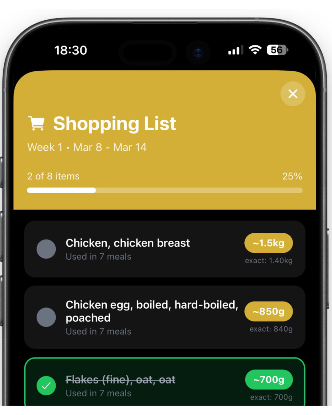 Shopping List
